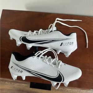 Nike Vapor Cleats in White and Black